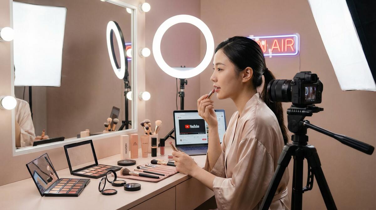 国产自拍美妆视频教程